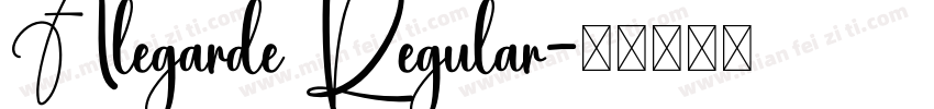 Alegarde Regular字体转换